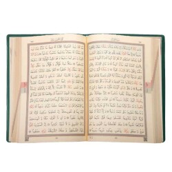Çanta Boy Kur'an-ı Kerim (Yeşil, Kılıflı, Mühürlü) - 3
