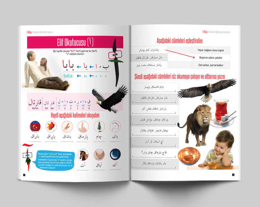 Çocuklar İçin Osmanlıca Eğitim Seti (12 Kitap)
