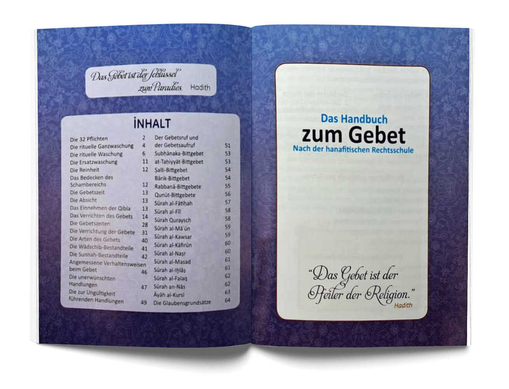 Das Handbuch zum Gebet (Nach der hanafitischen Rechtsschule)