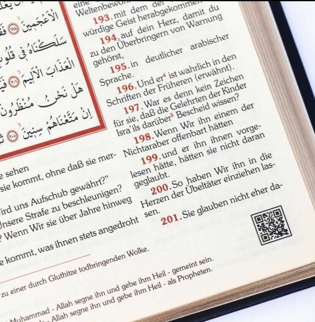 Der Heilige Koran , Arabisch- Deutsch (16x24 cm , Schwarz)