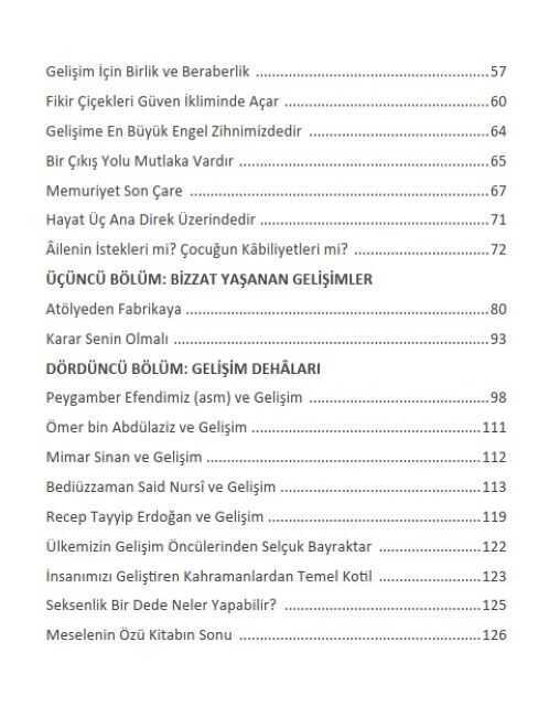 Gelişim Hikayeleri