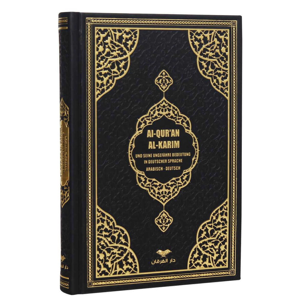 Der Heilige Koran , Arabisch- Deutsch (16x24 cm , Schwarz)