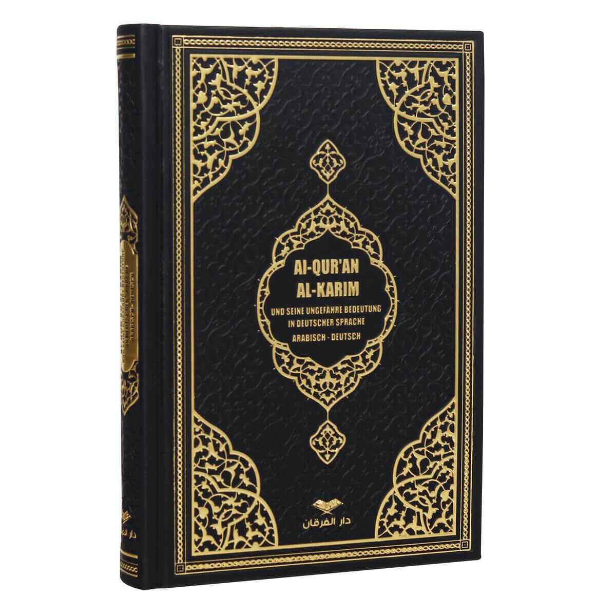 Der Heilige Koran , Arabisch- Deutsch (16x24 cm , Schwarz)