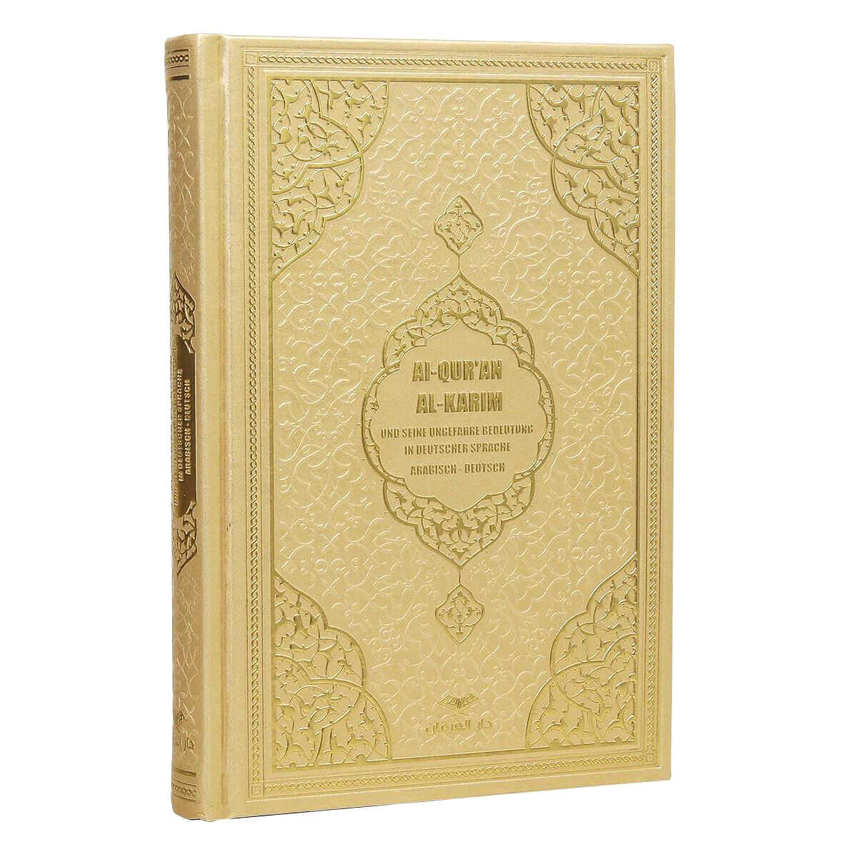 Der Heilige Koran , Arabisch- Deutsch (16x24 cm , Gold