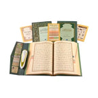 Kuran Okuyan Kalem seti (Yesil, Orta boy Karton Kutulu)