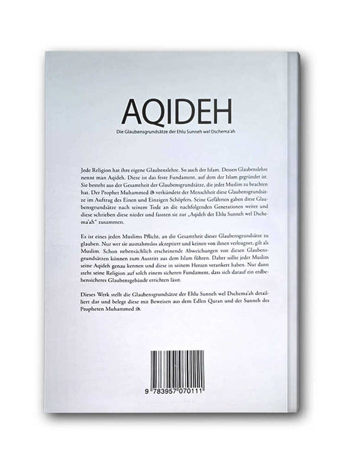 Aqideh I Die Glaubensgrundsätze der Ehlu Sunneh wel Dschema'ah