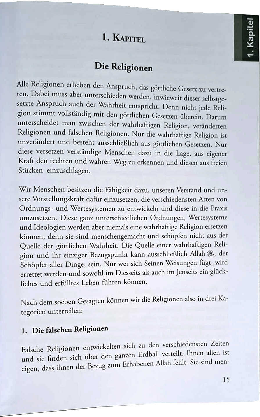 Aqideh I Die Glaubensgrundsätze der Ehlu Sunneh wel Dschema'ah