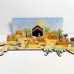 Asr-ı Saadet Köyü Ahşap Figürler (20x30 cm.)