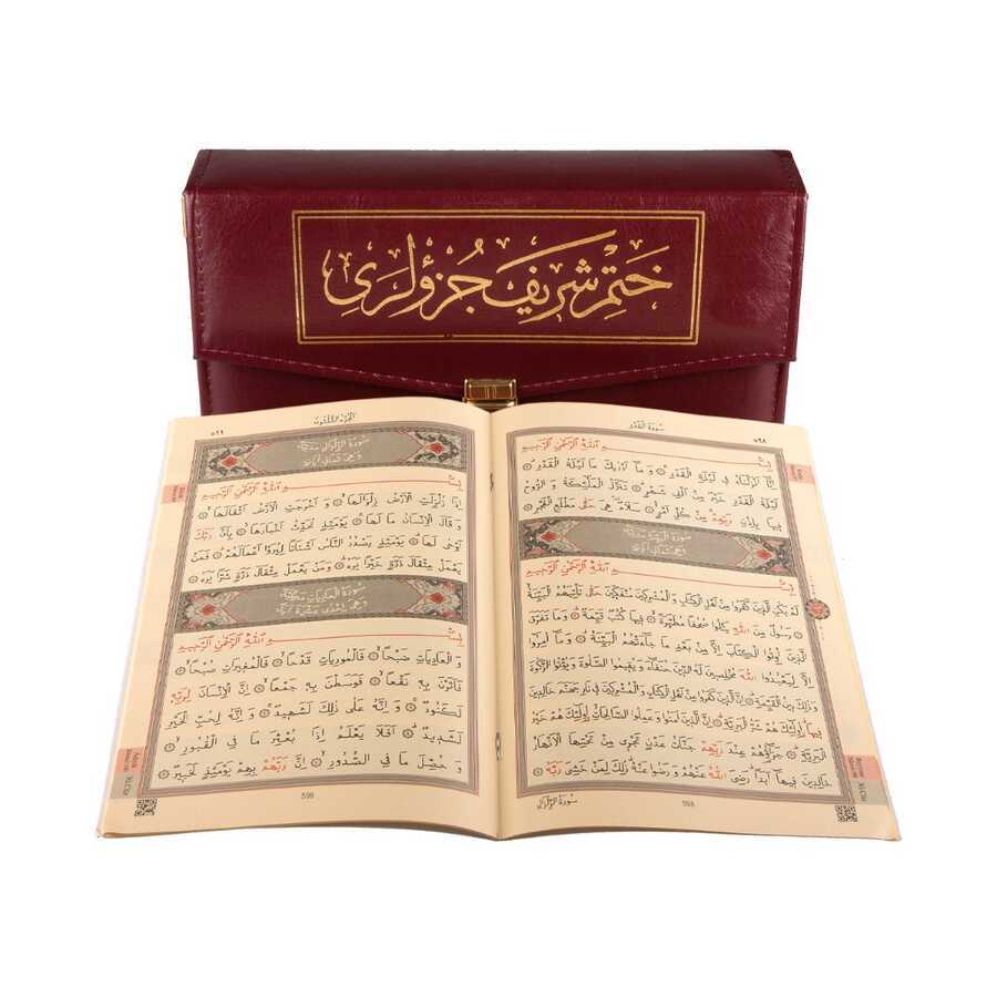 Cami Boy 30 Cüz Kur'an-ı Kerim (Çantalı, Karton Kapak)