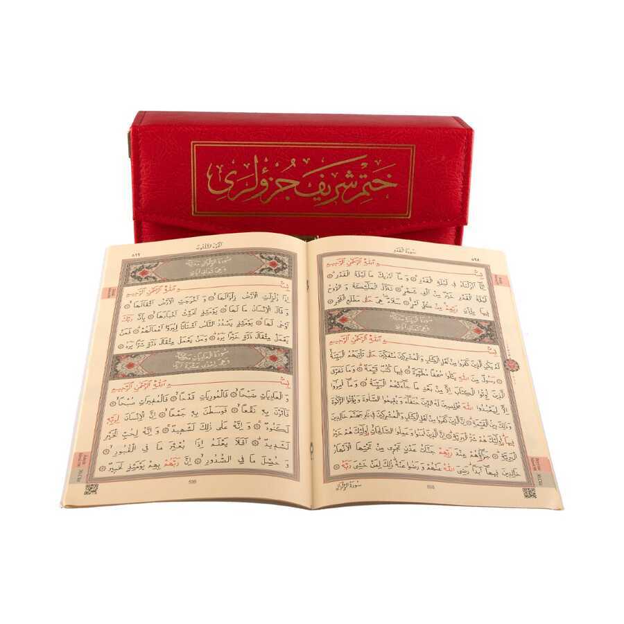 Orta Boy 30 Cüz Kur'an-ı Kerim (Çantalı, Karton Kapak)