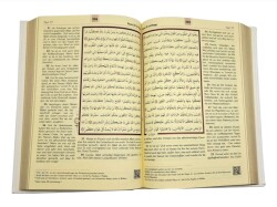 Der Heilige Koran , Arabisch- Deutsch (16x24 cm , Weiss) - 2