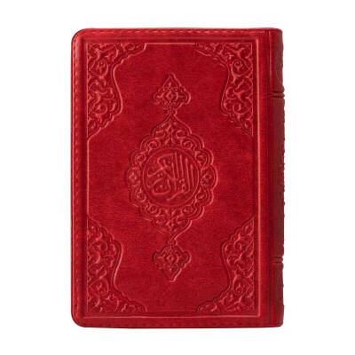 Hafız Boy Kur'an-ı Kerim (Kırmızı, Kılıflı, Mühürlü, 2 Renk) - 1