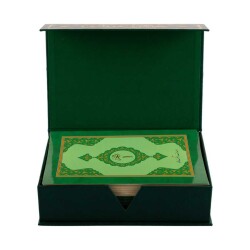 Orta Boy 30 Cüz Kur'an-ı Kerim (Yeşil, Karton Kapak, Kutulu) - 3