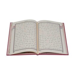 Orta Boy Beşli Cüz Kur'an-ı Kerim (İki Renkli, Özel Kutulu, Mühürlü) - 6