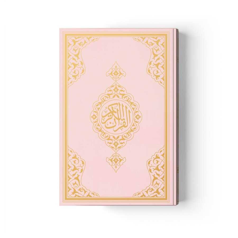 Orta Boy Medine Hattı Kur'an-ı Kerim (Pembe, Standart Cilt) - 1