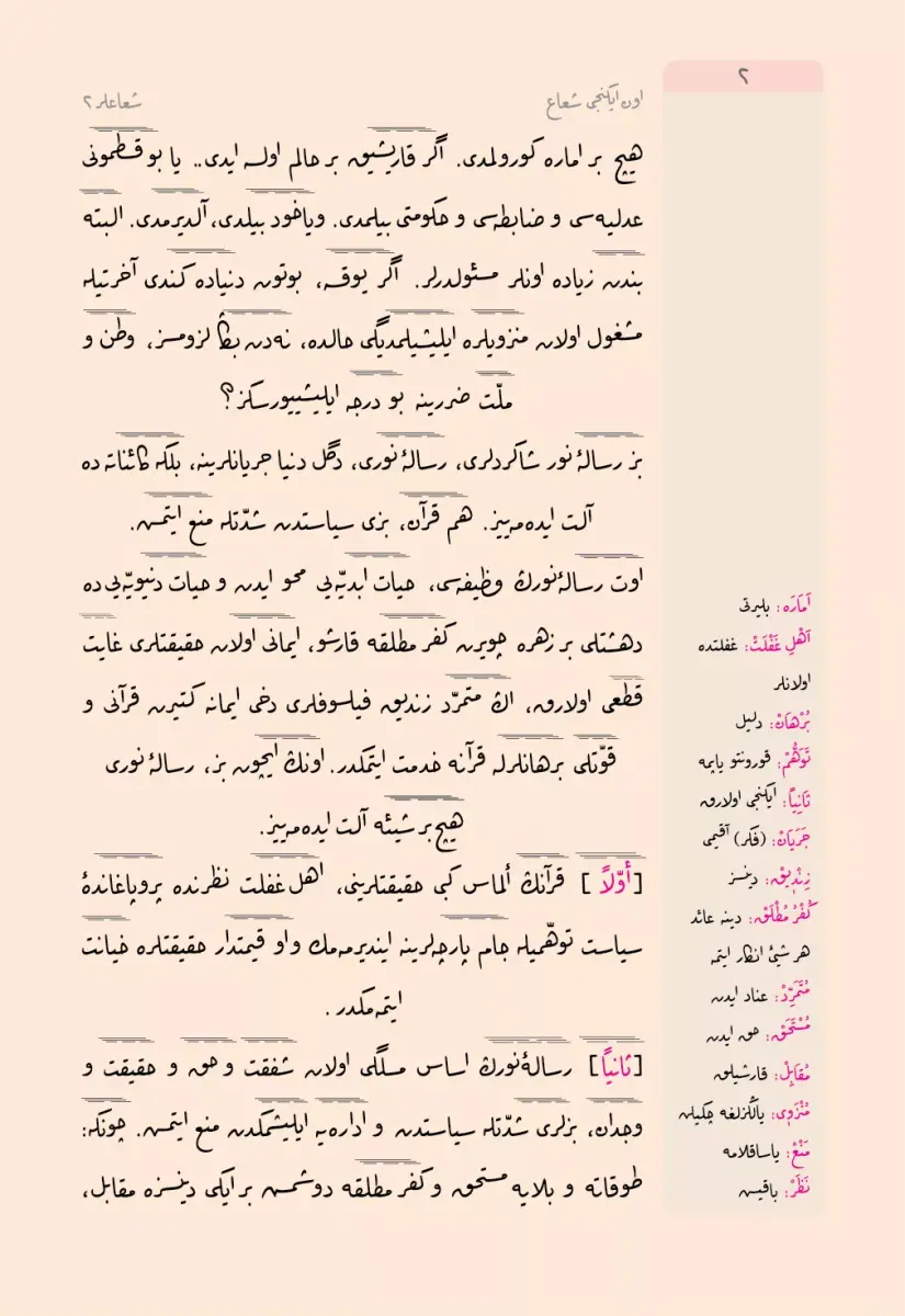 Orta Boy Şualar-2 Mecmuası (Osmanlıca, 18 Satır) - 3