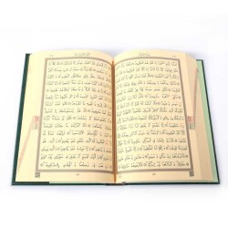 Rahle Boy Kur'an-ı Kerim (2 Renkli, Yeşil, Mühürlü) - 3